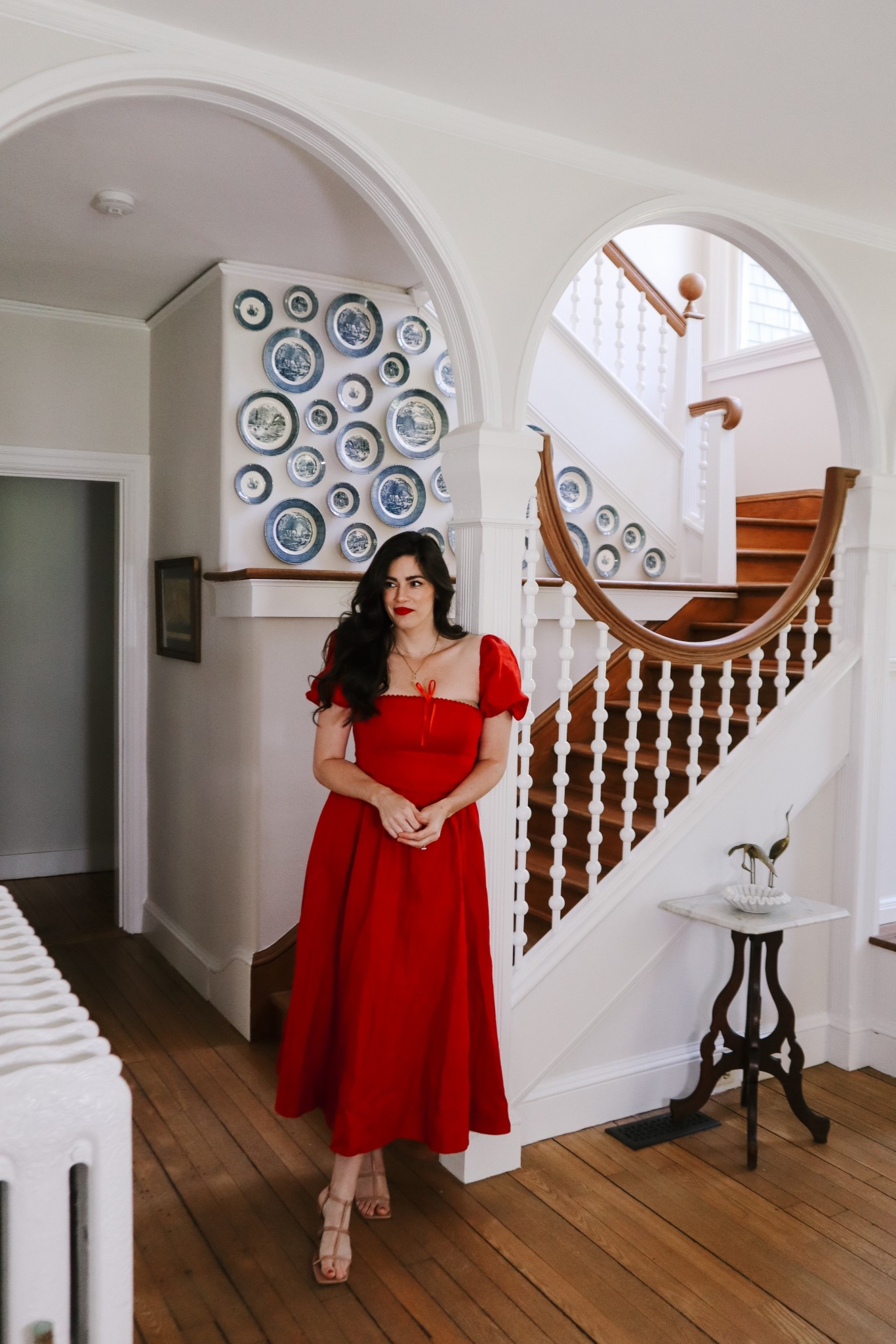 Spring dress red puff sleeve dress linen dress reformation dress midi dress 

#LTKStyleTip #LTKSeasonal