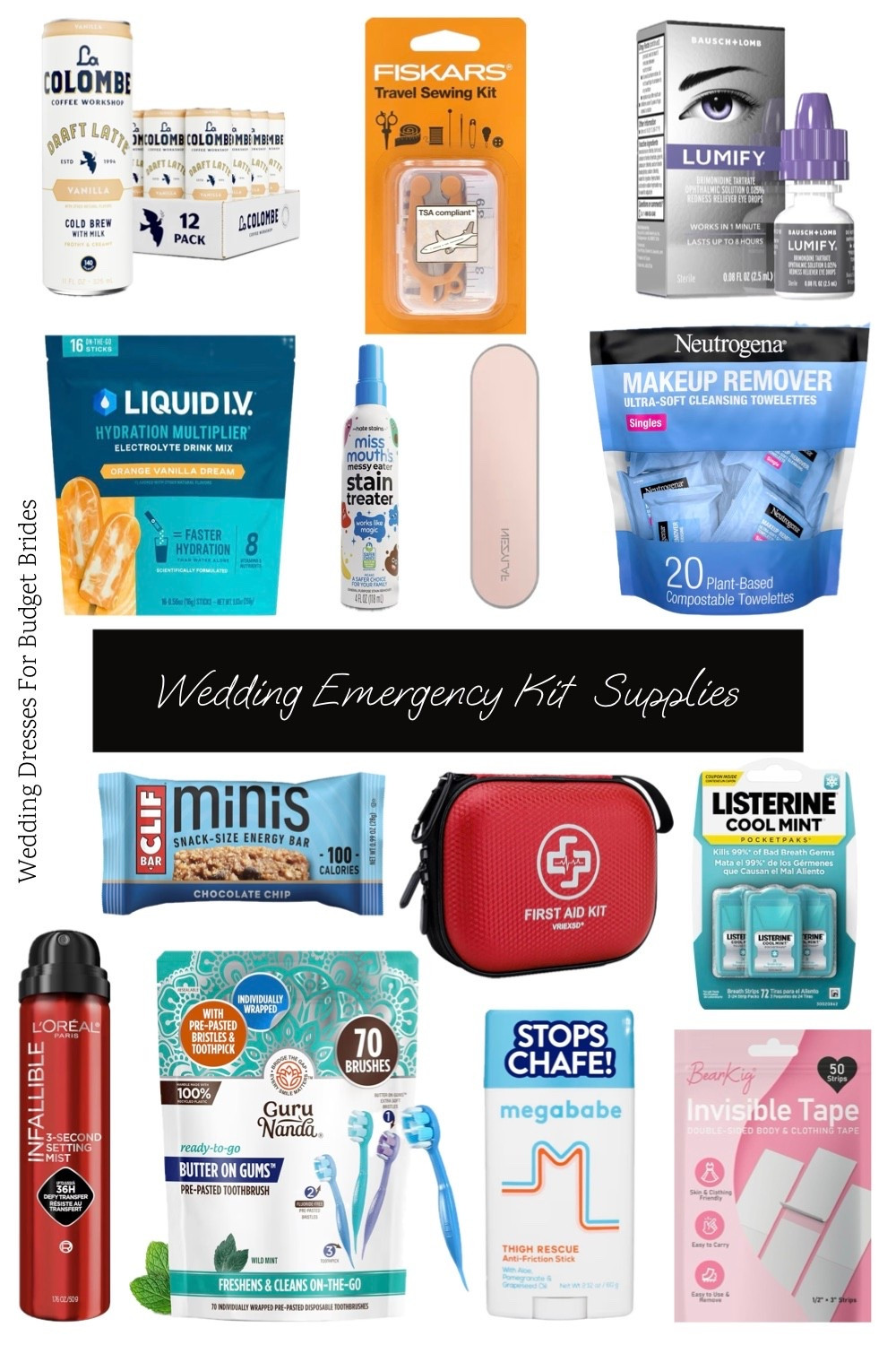 Popular and top rated Amazon products for your wedding day emergency kit. 

#LTKHome #LTKWedding #LTKSeasonal