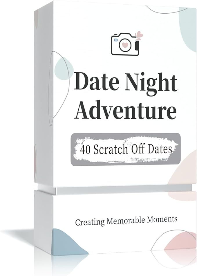 40 Date Ideas Card Games for Couples Date Night - Unique Date Deck Scratch Off Cards, Great as Gi... | Amazon (US)