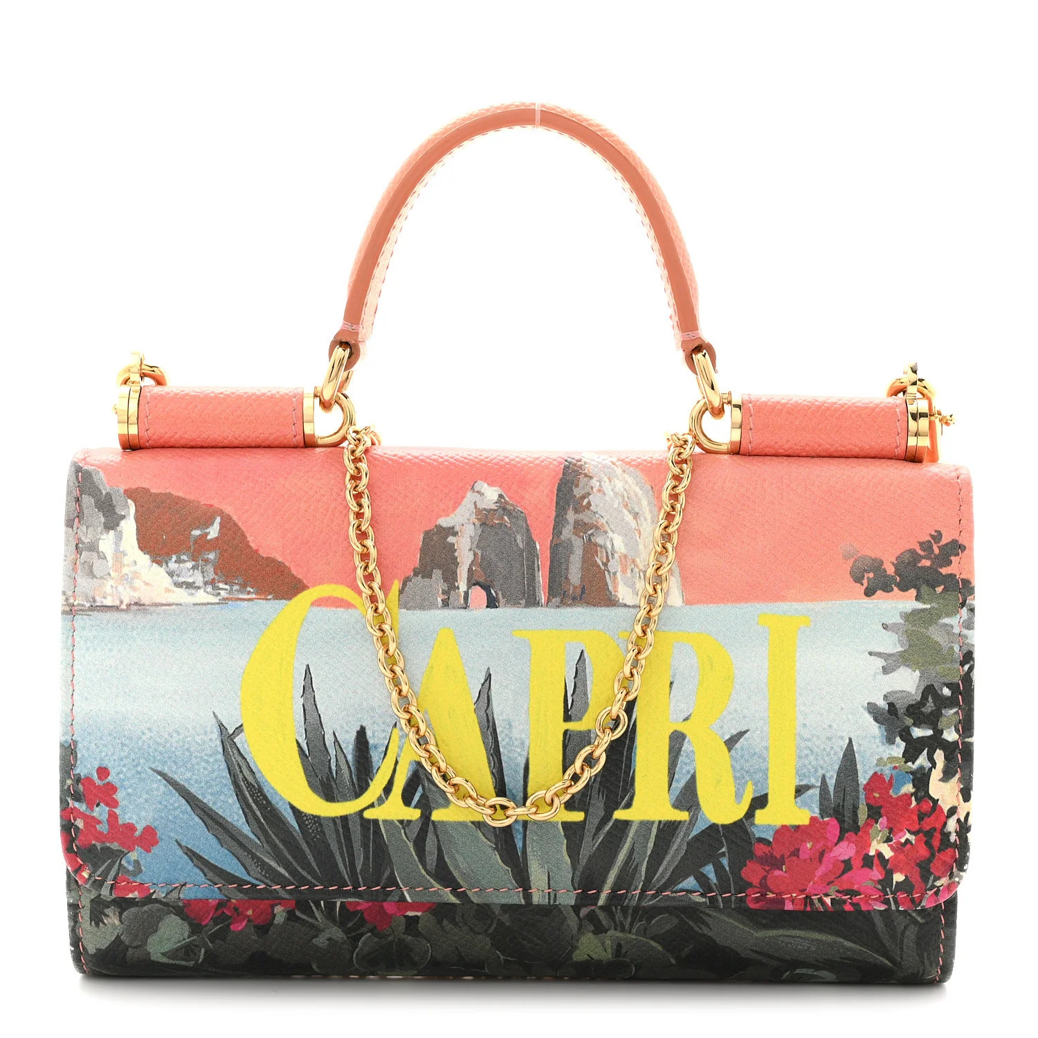 Dauphine Capri Printed Mini Von Bag Multicolor | FASHIONPHILE (US)