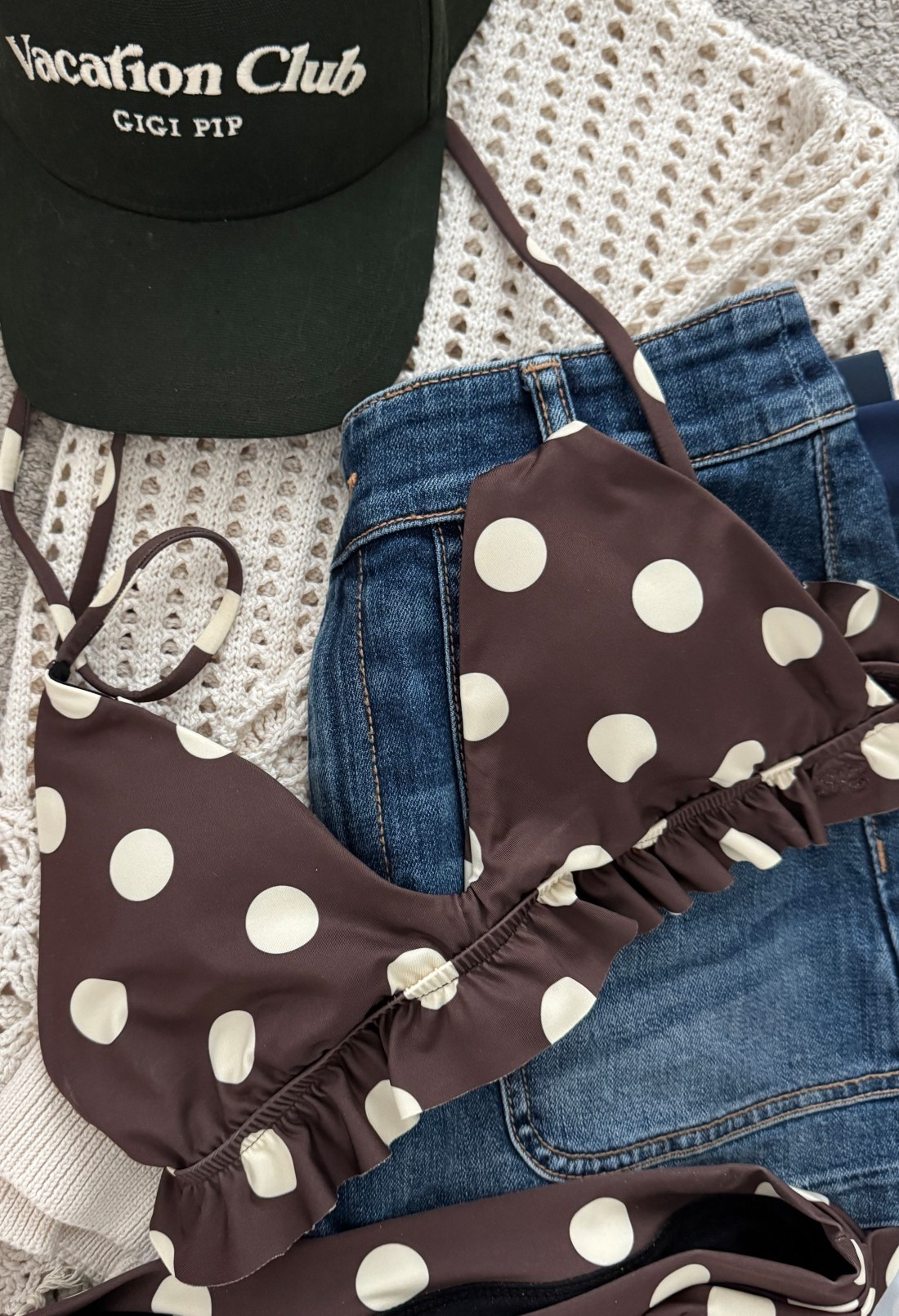 Polka dot bikini - swimsuit #ltkswim 

#LTKTravel