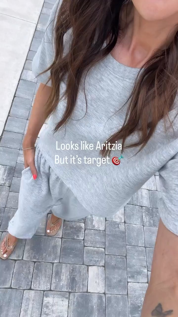 An elevated matching lounge set that's perfect for travel days, weekends, and everyday comfort.

matching set, lounge set, comfy outfit, casual outfit, gray matching set, airport travel outfit, everyday loungewear, casual weekend look, elevated basics, comfortable travel outfit

#LTKOver40