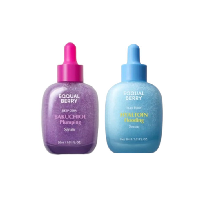 EQQUALBERRY - Bakuchiol Plumping Serum - 30ml (1ea) + Hyaltoin Flooding Serum - 30ml (1ea) Set | Stylevana