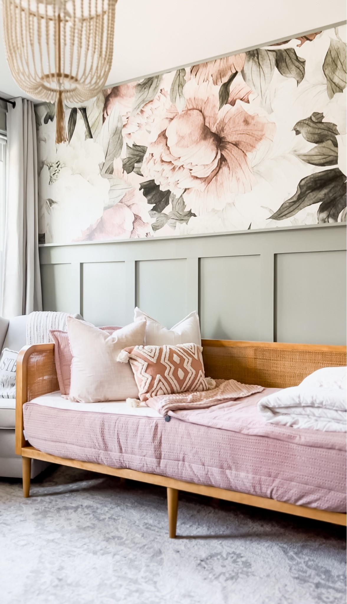Kira Rattan Cane and Wood Daybed … curated on LTK