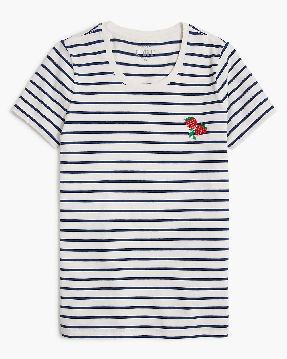 Embroidered strawberry graphic tee | J.Crew Factory