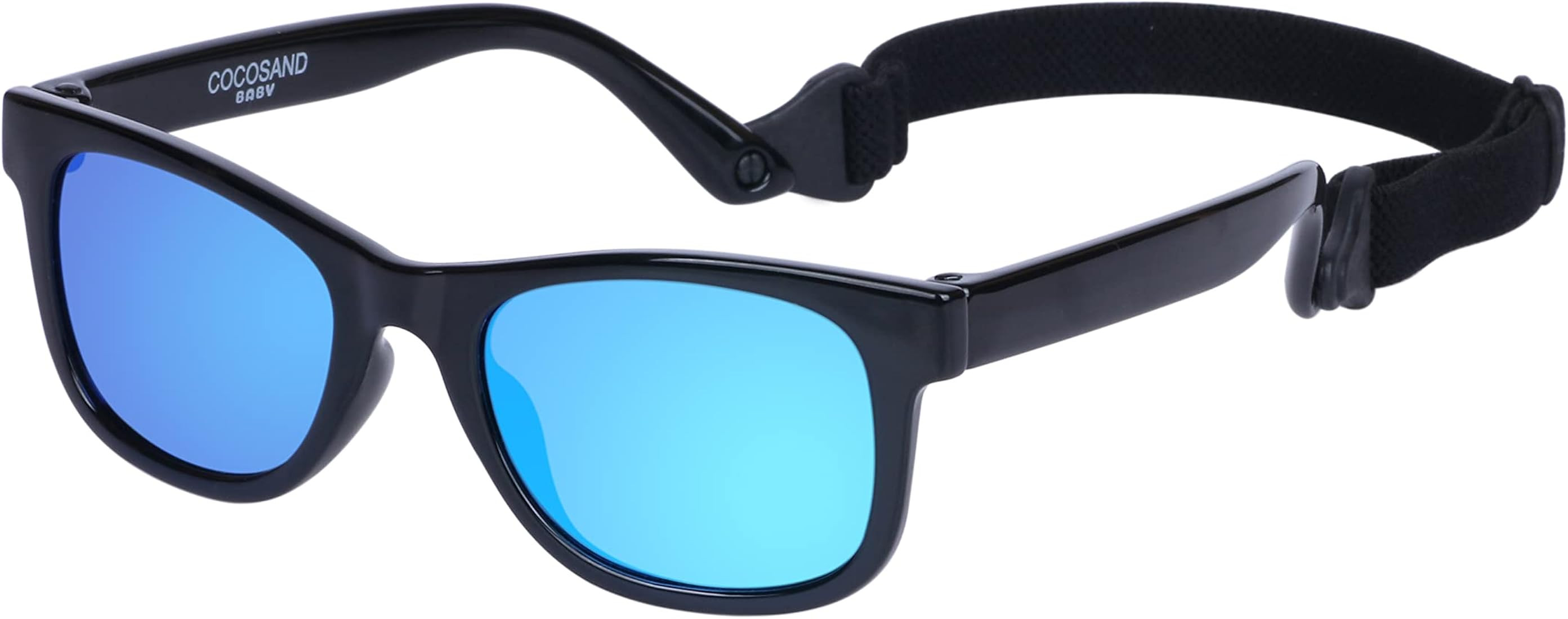 Baby Sunglasses with Strap Polarized Flexible Square UV400 for Infant Toddler Boys Girls Age 0-24... | Amazon (US)