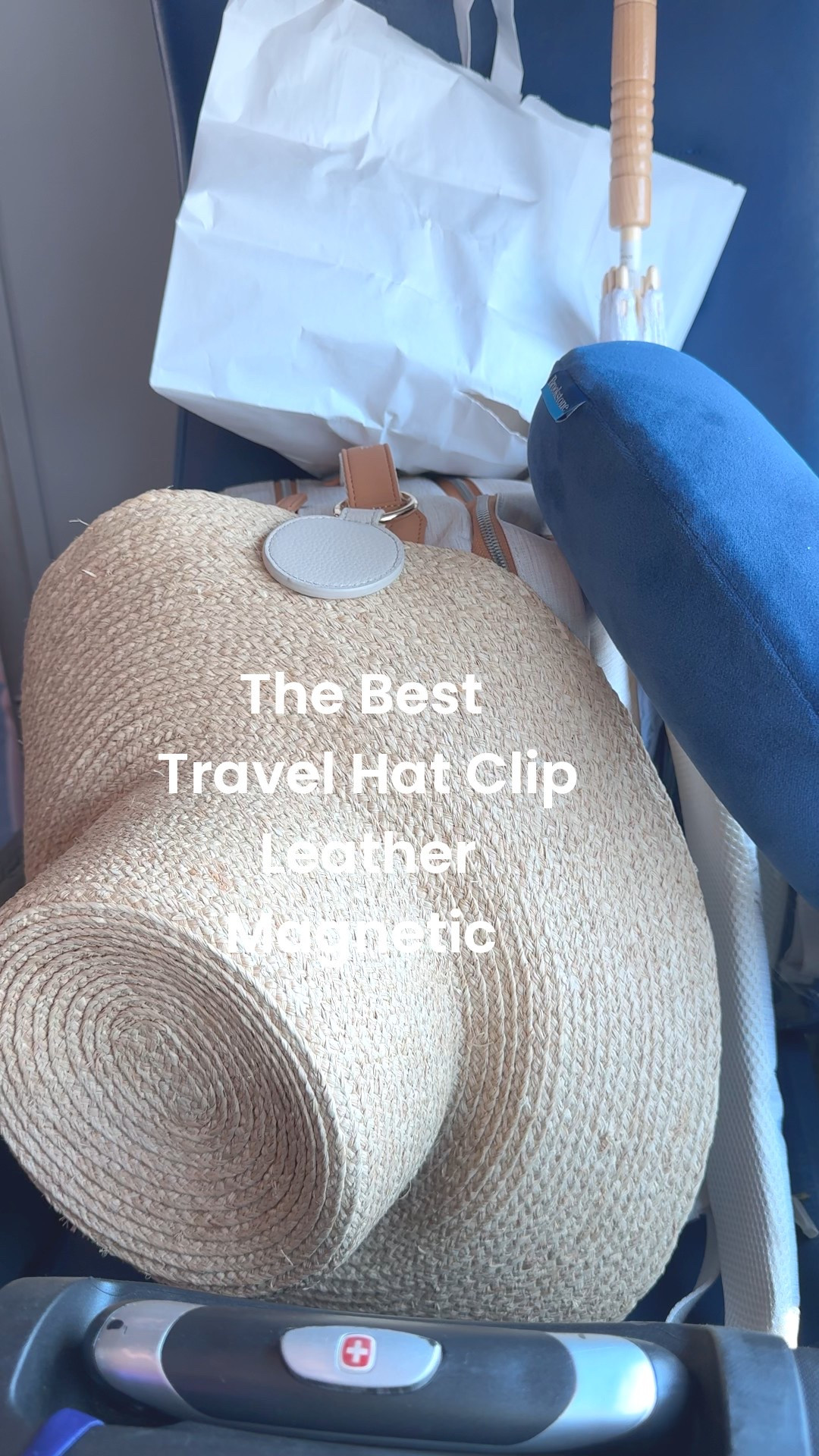 Travel Essentials. The best magnetic hat clip. Attach it anywhere to your backpack or handbag. Super strong. Beautiful leather. Available in many colors. Travel Packing.#LTKSummerEdit

#LTKSeasonal #LTKTravel