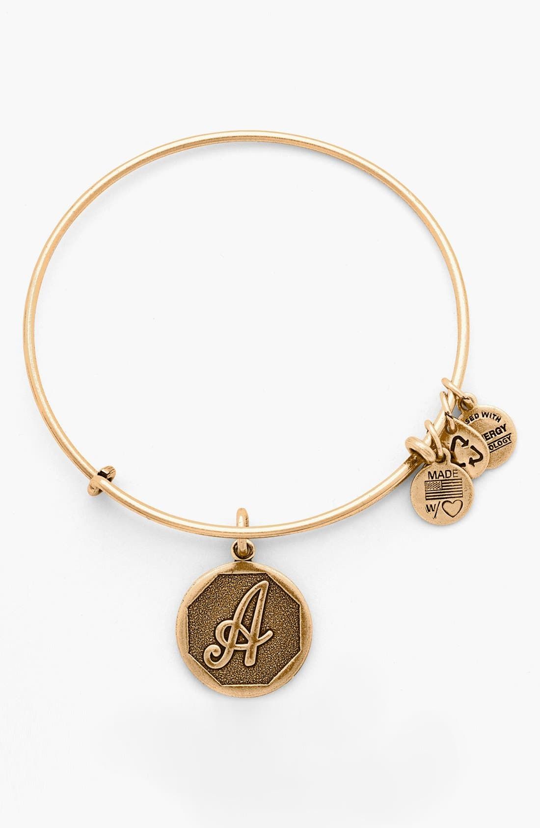 'Initial' Adjustable Wire Bangle | Nordstrom
