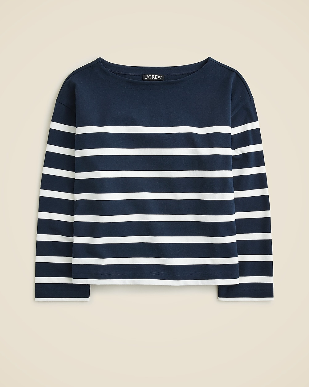 Mariner jersey relaxed boatneck T-shirt in stripe | J. Crew US