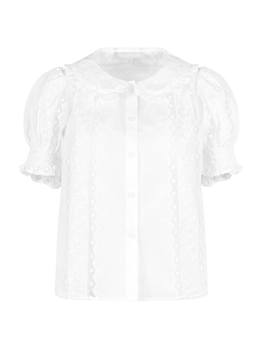 Women's The Adelaide Top - White Broderie - Size XXXS | Saks Fifth Avenue