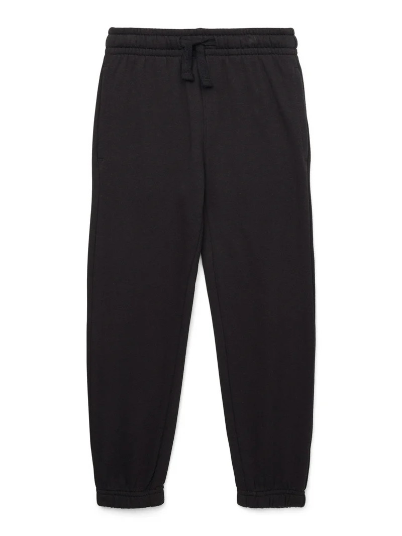 Athletic Works Boys Fleece Jogger Sweatpants, Sizes 4-18 and Husky | Walmart (US)