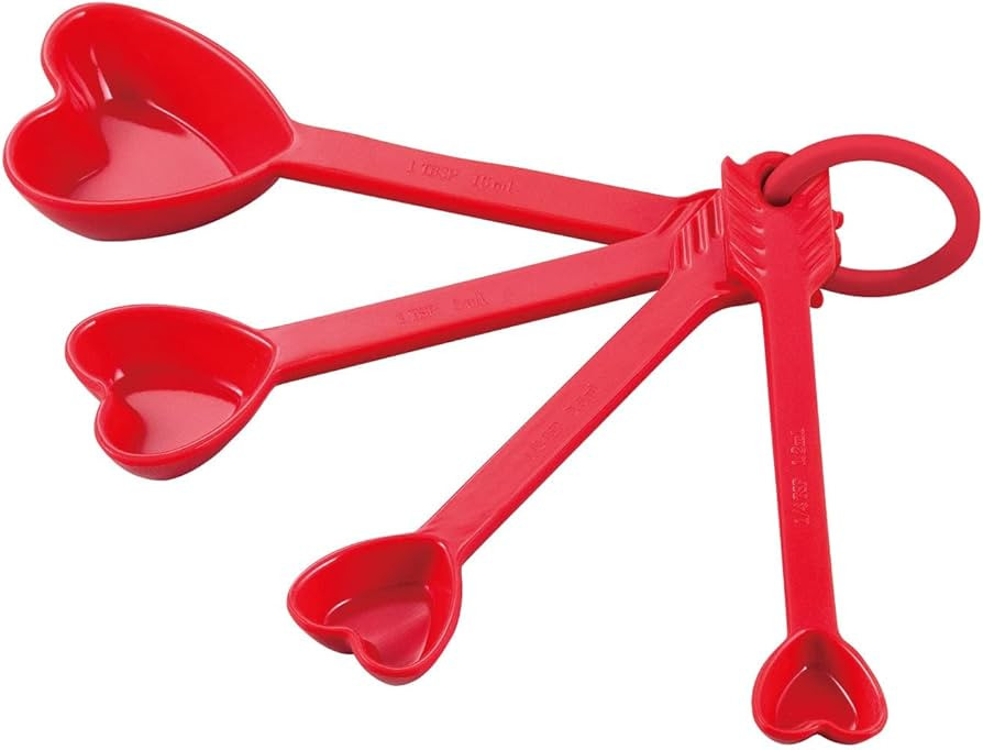 UPware 4-Piece Multi-Purpose Liquid and Dry Melamine Measuring Spoons Set, Home Essentials Cookin... | Amazon (US)