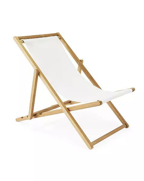 Teak Sling Chair | Serena and Lily