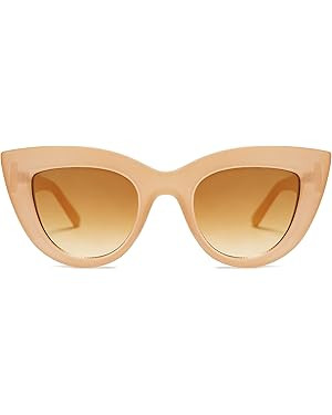 SOJOS Retro Small Vintage Cat Eye Sunglasses for Women Cute Fashion UV400 Sunnies SJ2939 | Amazon (US)
