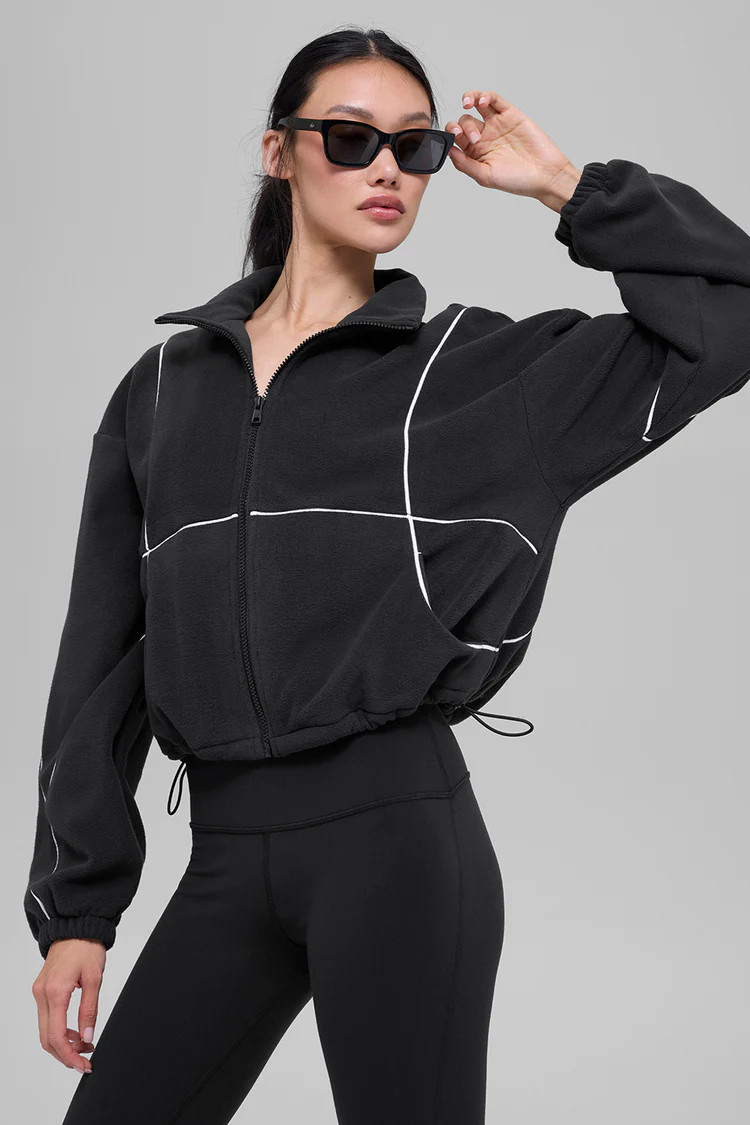 Polar Fleece Game Time Full Zip Jacket | Alo Yoga (US)