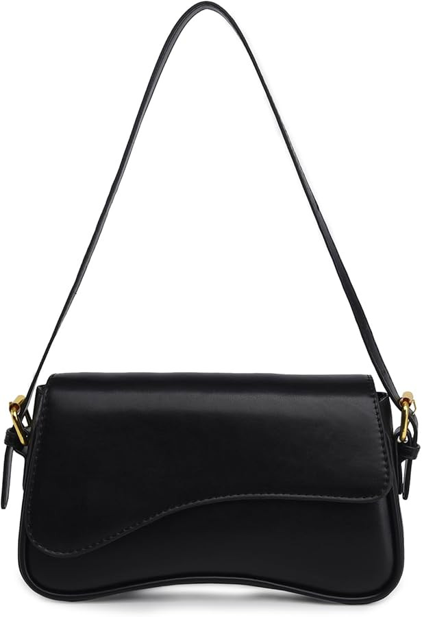 PU Leather Tote Bag for Women with 2 Removable Straps and Zipper Closure | Amazon (US)