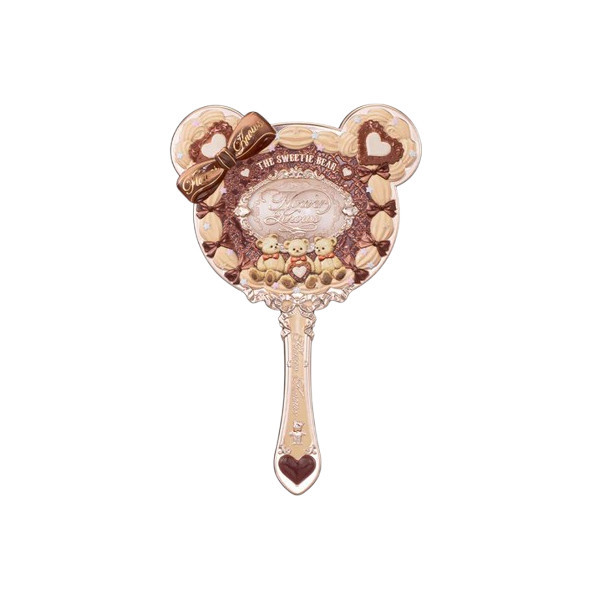 FlowerKnows - The Sweetie Bear Hand Mirror - 1pc - Caramel Brown | Stylevana