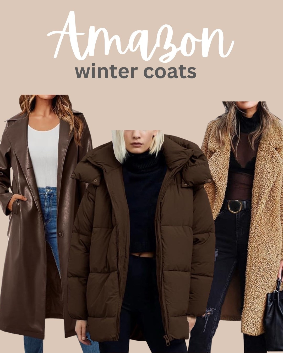 Winter coats from Amazon prime! 

Statement coat, trench coat, warm coats from amazon, Amazon fashion, Amazon workwear, winter workwear, winter workwear tops, winter sweater, sweaters for women, winter outfits for women, brown sweater, outfit ideas, winter ootd, amazon sweater, Amazon style, found it on Amazon, teacher outfits, church outfits, church fashion, teacher fashion, bump friendly 

#LTKTravel #LTKFindsUnder100 #LTKWorkwear