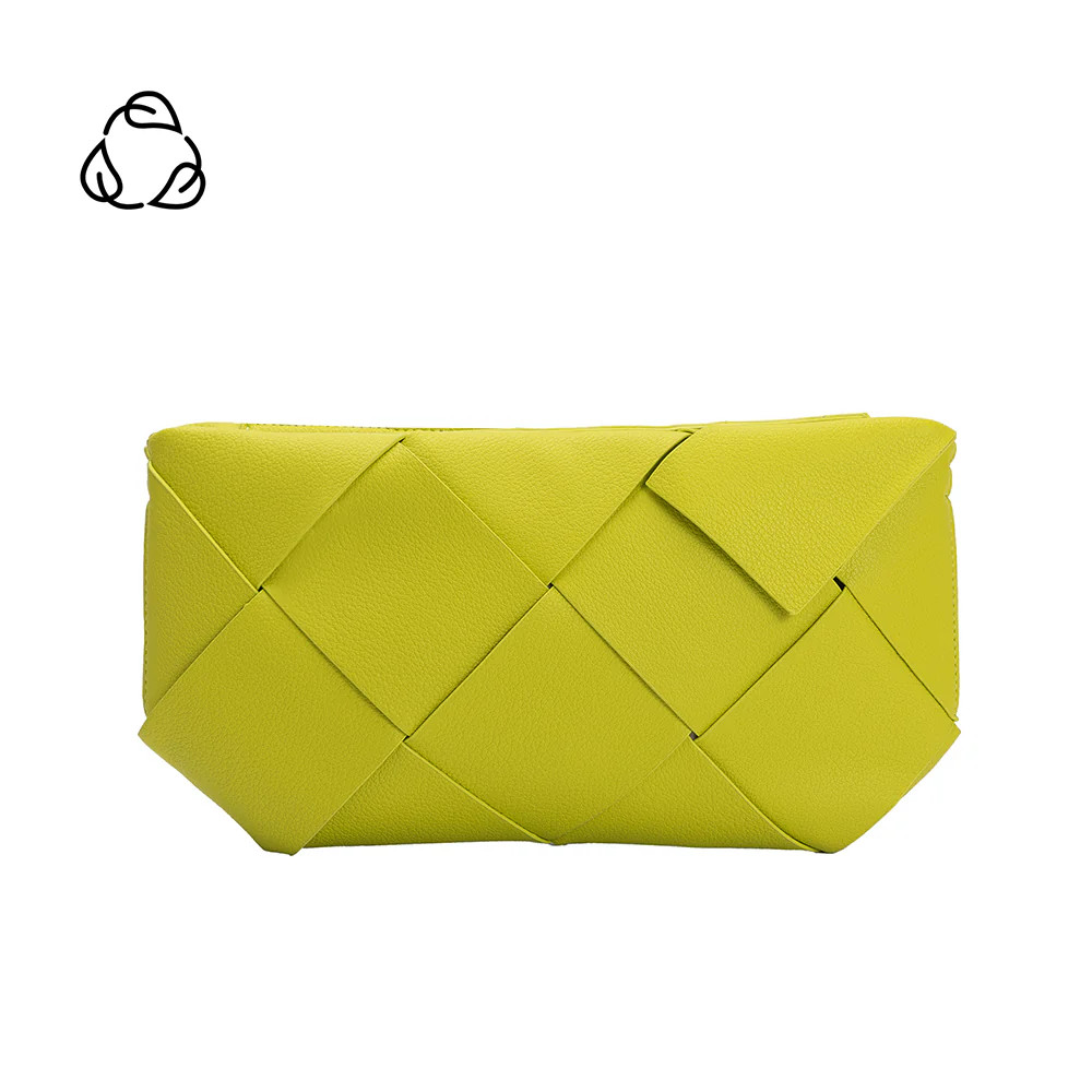 Lime Connie Small Recycled Vegan Crossbody Bag | Melie Bianco | Melie Bianco