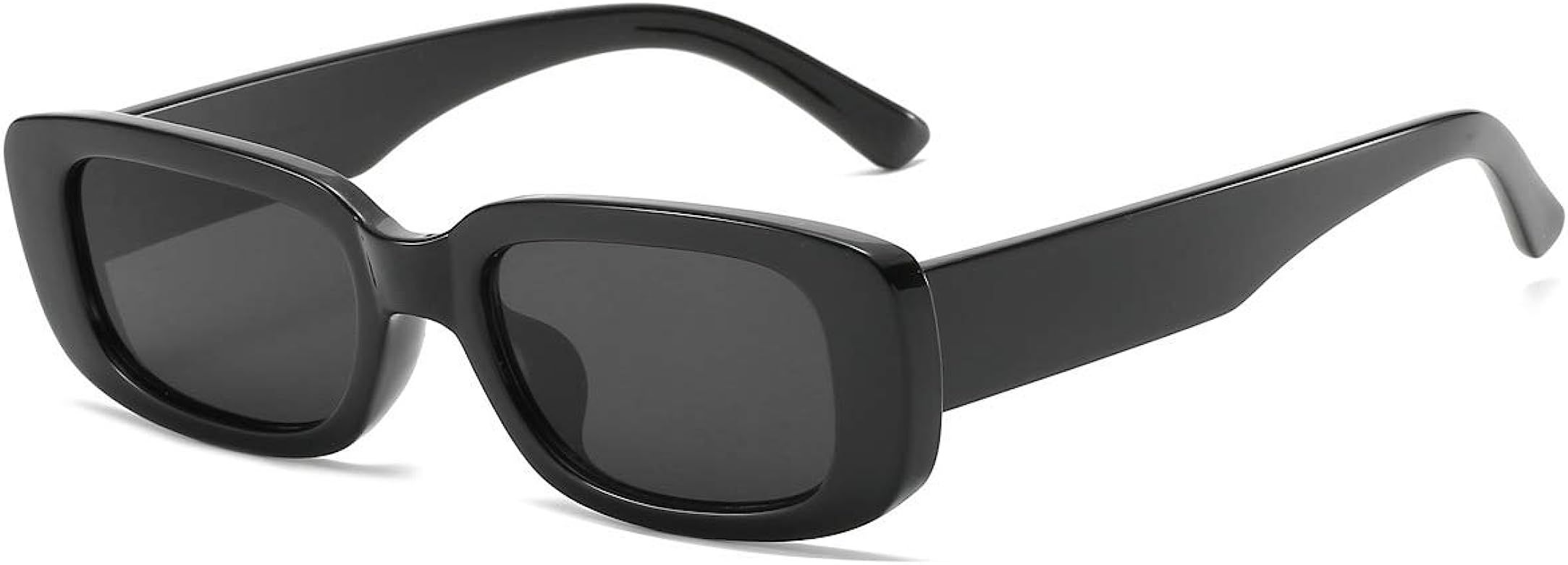 Vintage Rectangle Sunglasses Women Men UV400 Protection Fashion Square Frame Eyewear | Amazon (UK)