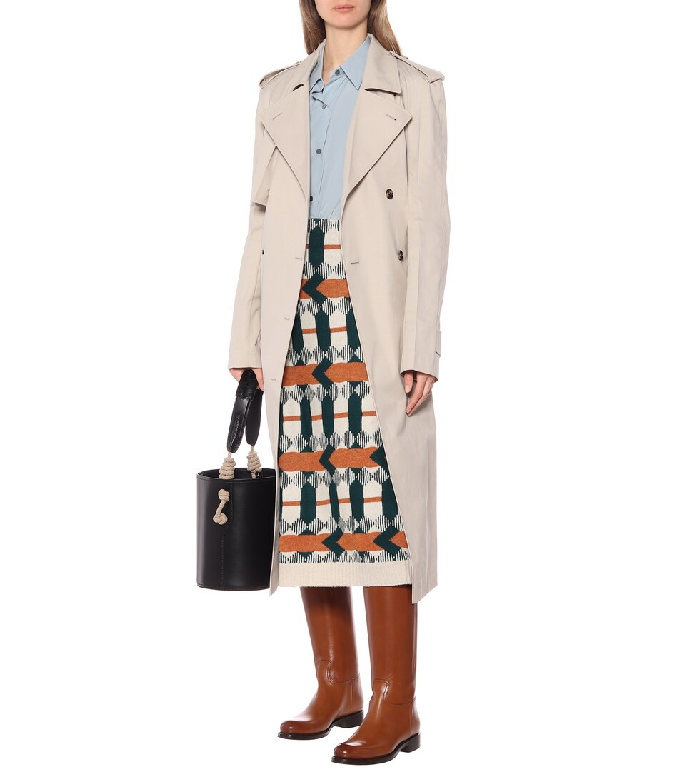 Leather knee-high boots | Mytheresa (DACH)