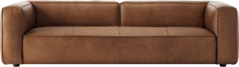 Lenyx Leather Extra Large Sofa + Reviews | CB2 | CB2