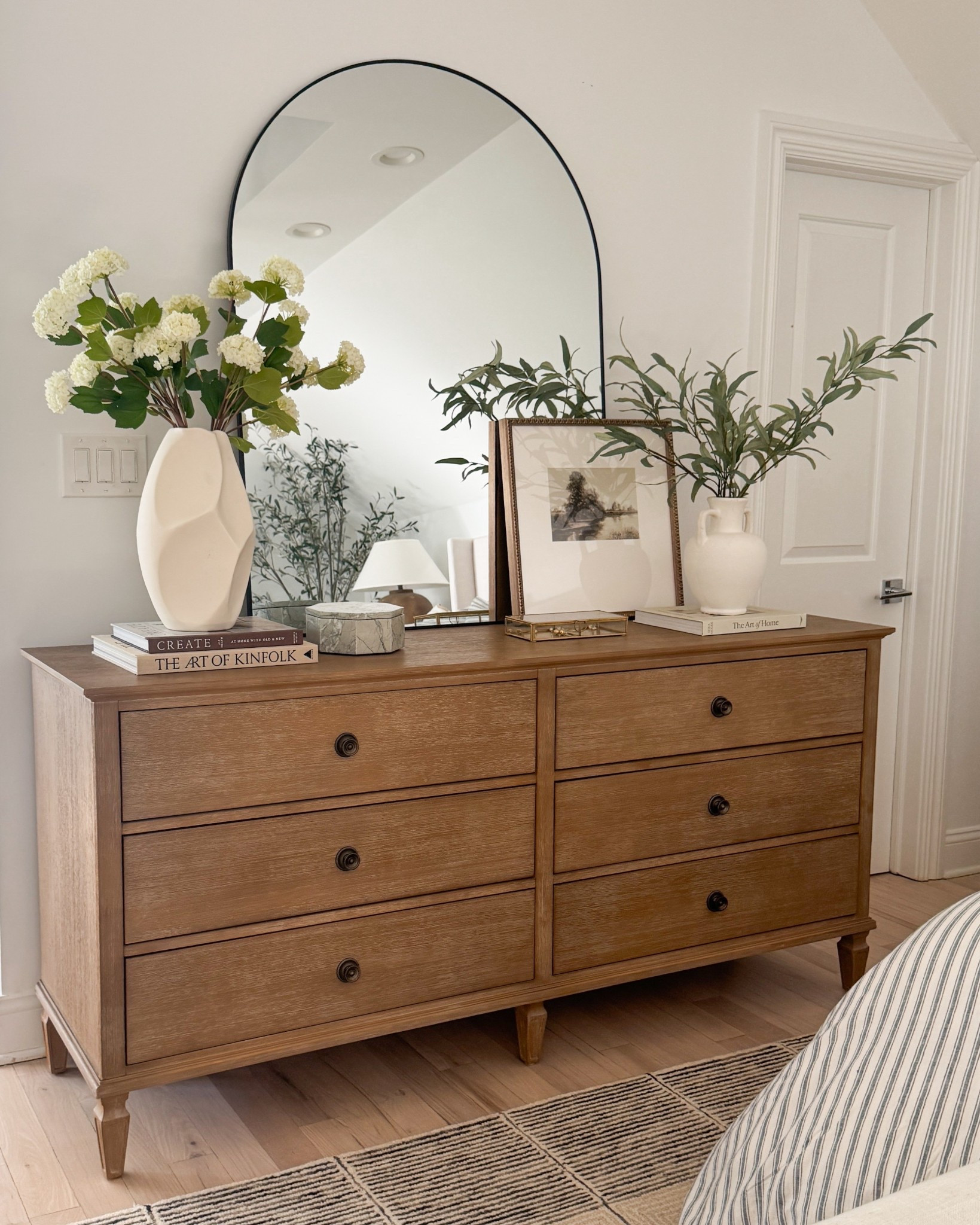 The dresser that pulls our whole bedroom together and currently under $1000 as part of WAYFAIR epic summer sale event 🤎

It’s giving Pottery Barn energy but for less. I love the warm wood tone, the smooth drawers, and how much styling space it gives on top. Every piece here is linked for you, from the art to the mirror to the books.

#LTKhome #LTKsale #BedroomStyling #WayfairFinds #NeutralHomeStyle #ModernOrganicHome #MyWayfairHome


#LTKSaleAlert #LTKHome