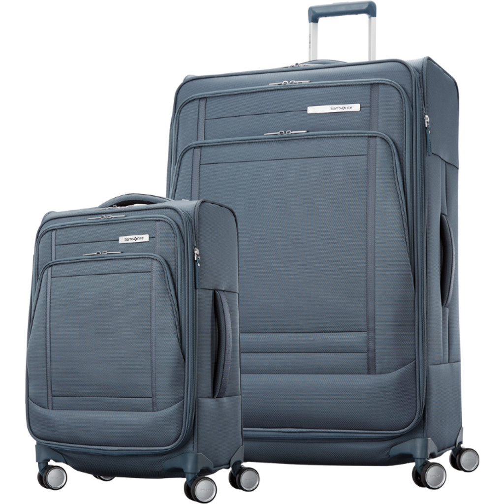 Samsonite UpLIFT Lightweight 2-Piece Set (Carry-On/Checked-Large) Softside Expandable Luggage in Blue at Nordstrom | Nordstrom