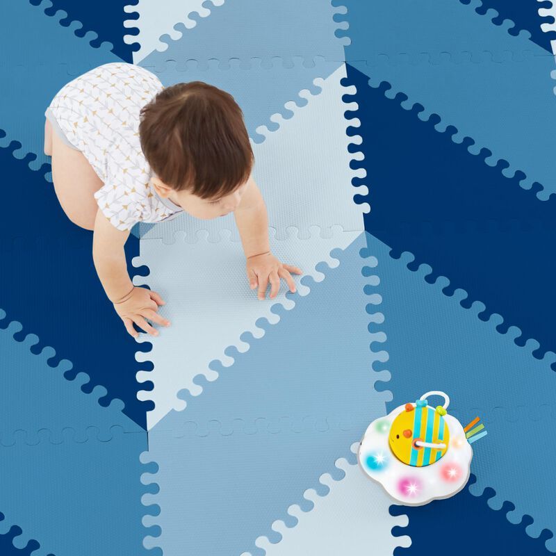 Playspot Geo Foam Floor Tiles - Blue Ombre | Carter's