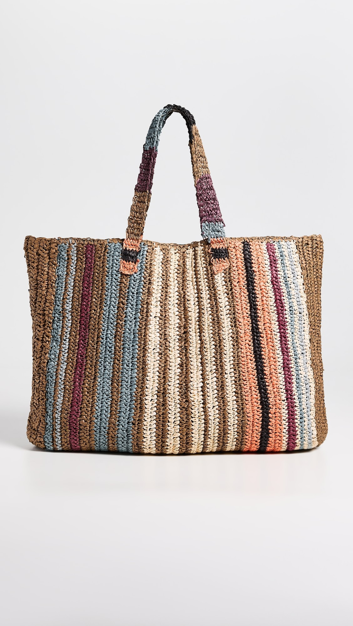 Faherty Straw Stripe Beach Tote | Shopbop | Shopbop