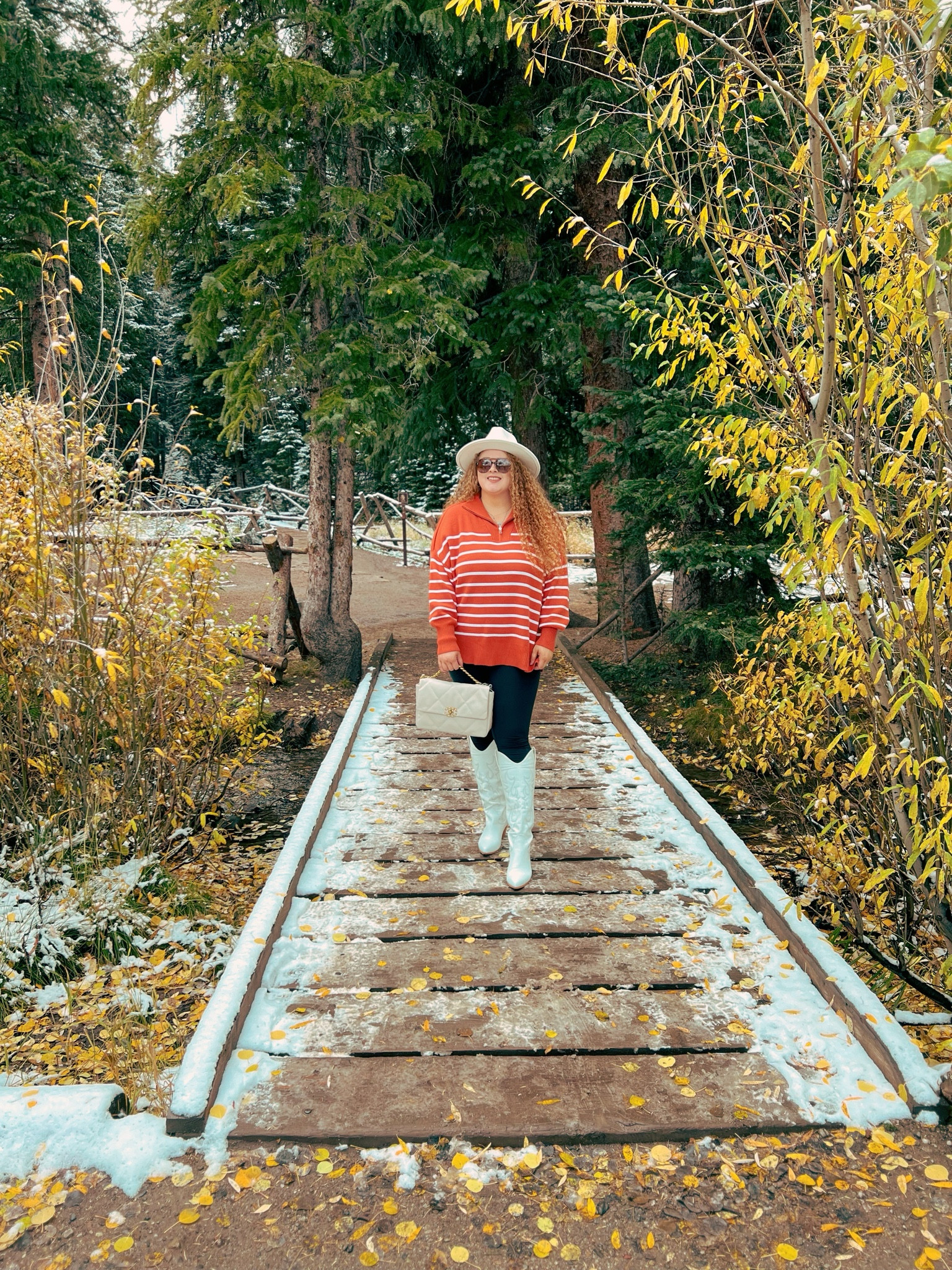 Loving this cute striped sweater 🤍 sweater | amazon sweater | striped sweater | striped amazon sweater | fall sweater | leggings | amazon leggings | Lululemon leggings dupe | amazon lululemon dupe | boots | white boots | amazon boots | fall boots | amazon fall boots | white cowboy boots | amazon cowboy boots | wide brim hat | women’s hat | women’s fall hat | Fall | fall tops | amazon finds | amazon fashion | Amazon look | amazon outfit | fall outfit | fall look | fall outfit inspo | fall fashion | fall fashion finds | amazon fall outfit | Amazon fall fashion finds | amazon fall finds | fall transition look | fall transition outfits 

#LTKmidsize #LTKxPrime #LTKSeasonal