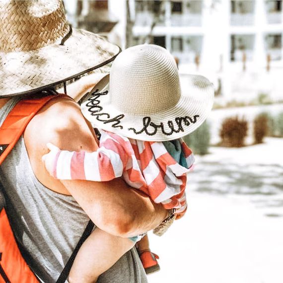 Personalized Floppy Straw Sun Hat for Baby Toddler Girl Adult | Etsy | Etsy (US)