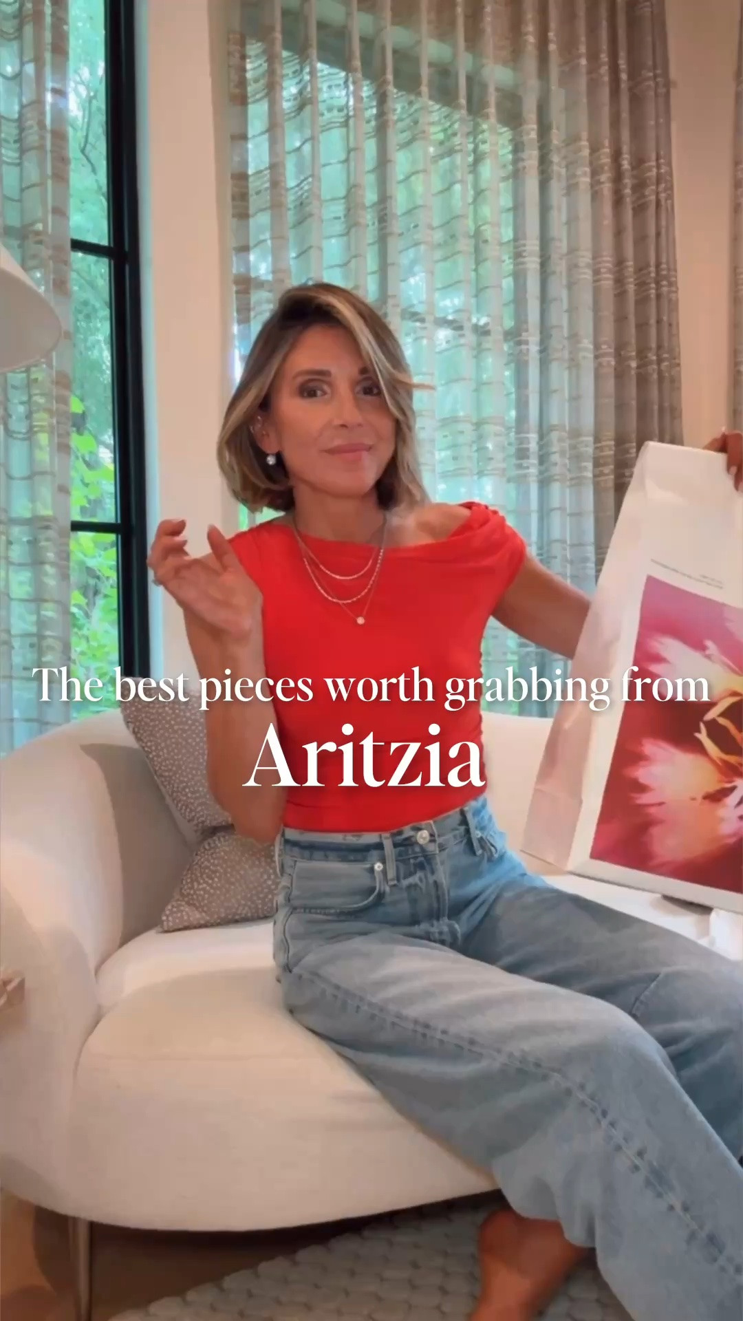 New arrivals at @Aritzia I'm wearing size 2, xs all fit tts