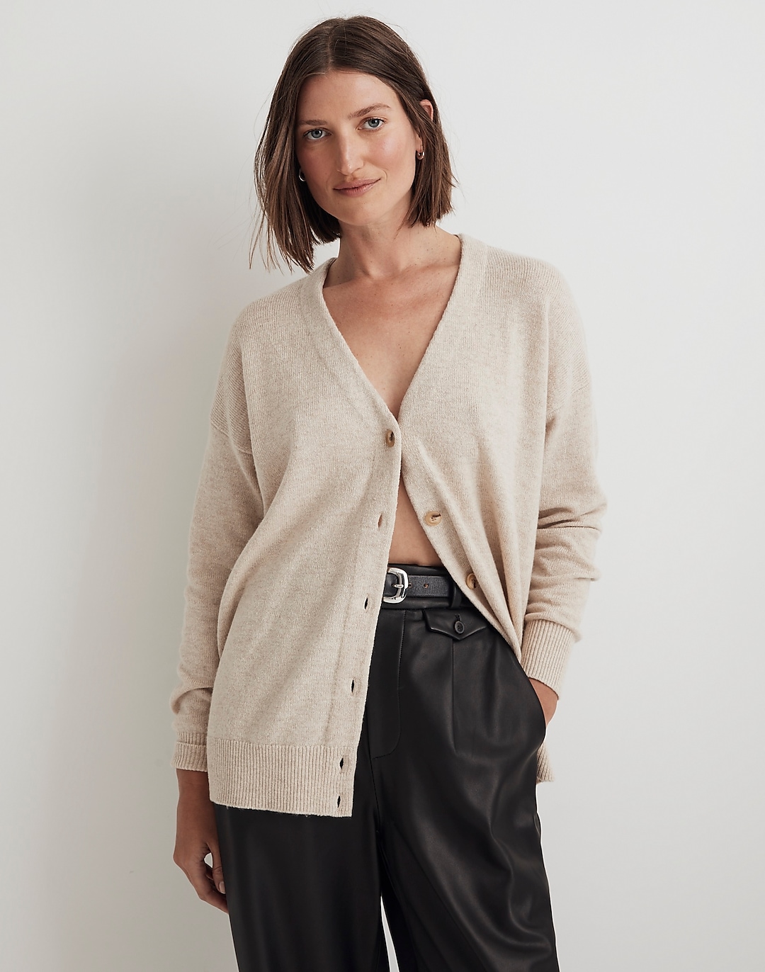 V-Neck Relaxed Cardigan | Madewell