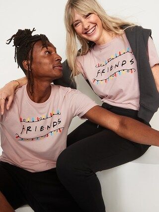 Friends™ Holiday-Graphic Gender-Neutral T-Shirt for Adults | Old Navy (US)