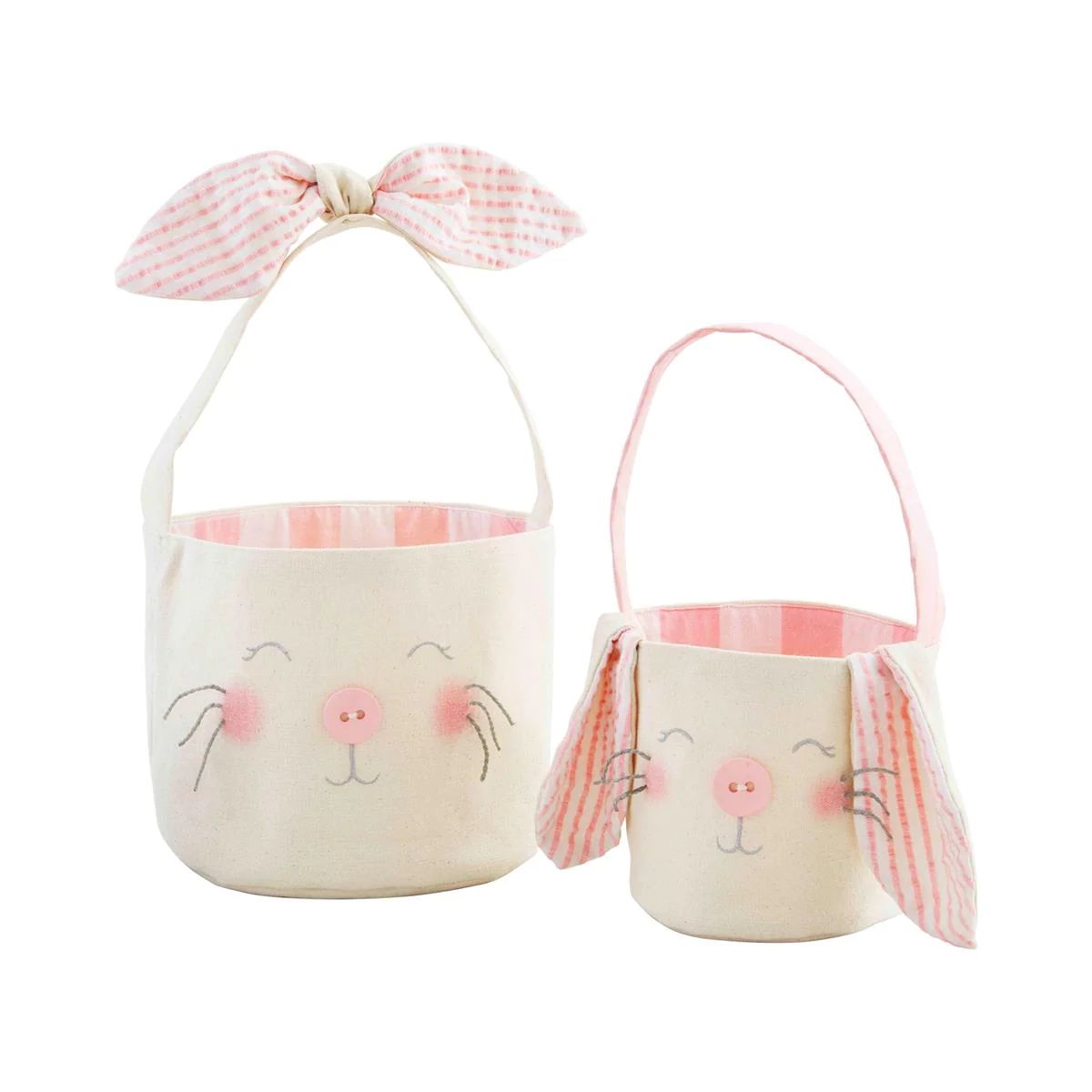 Pink Bunny Easter Basket Set | SpearmintLOVE