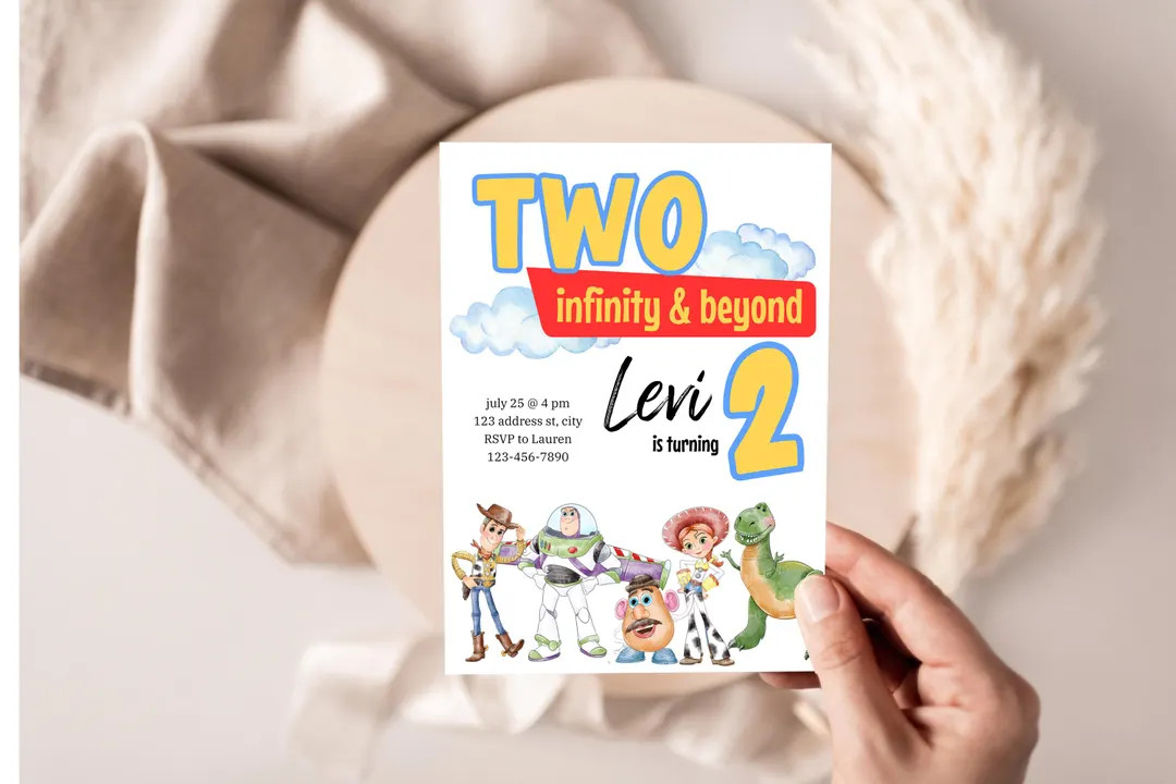 EDITABLE Kids Birthday Invitation , Toy Story Invitation, Toddler Birthday Party, Printable Invit... | Etsy (US)