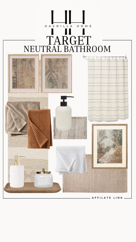 Target neutral bathroom, target on sale, target bathroom, framed wall art, shower curtains, runner, bath towel, shower, bathroom, guest bathroom, target bathrooms neutral bathroom. Follow @havrillahome on Instagram and Pinterest for more home decor inspiration, diy and affordable finds Holiday, christmas decor, home decor, living room, Candles, wreath, faux wreath, walmart, Target new arrivals, winter decor, spring decor, fall finds, studio mcgee x target, hearth and hand, magnolia, holiday decor, dining room decor, living room decor, affordable, affordable home decor, amazon, target, weekend deals, sale, on sale, pottery barn, kirklands, faux florals, rugs, furniture, couches, nightstands, end tables, lamps, art, wall art, etsy, pillows, blankets, bedding, throw pillows, look for less, floor mirror, kids decor, kids rooms, nursery decor, bar stools, counter stools, vase, pottery, budget, budget friendly, coffee table, dining chairs, cane, rattan, wood, white wash, amazon home, arch, bass hardware, vintage, new arrivals, back in stock, washable rug

#LTKStyleTip #LTKHome #LTKSaleAlert