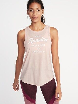 Relaxed Graphic Performance Muscle Tank for Women | Old Navy US