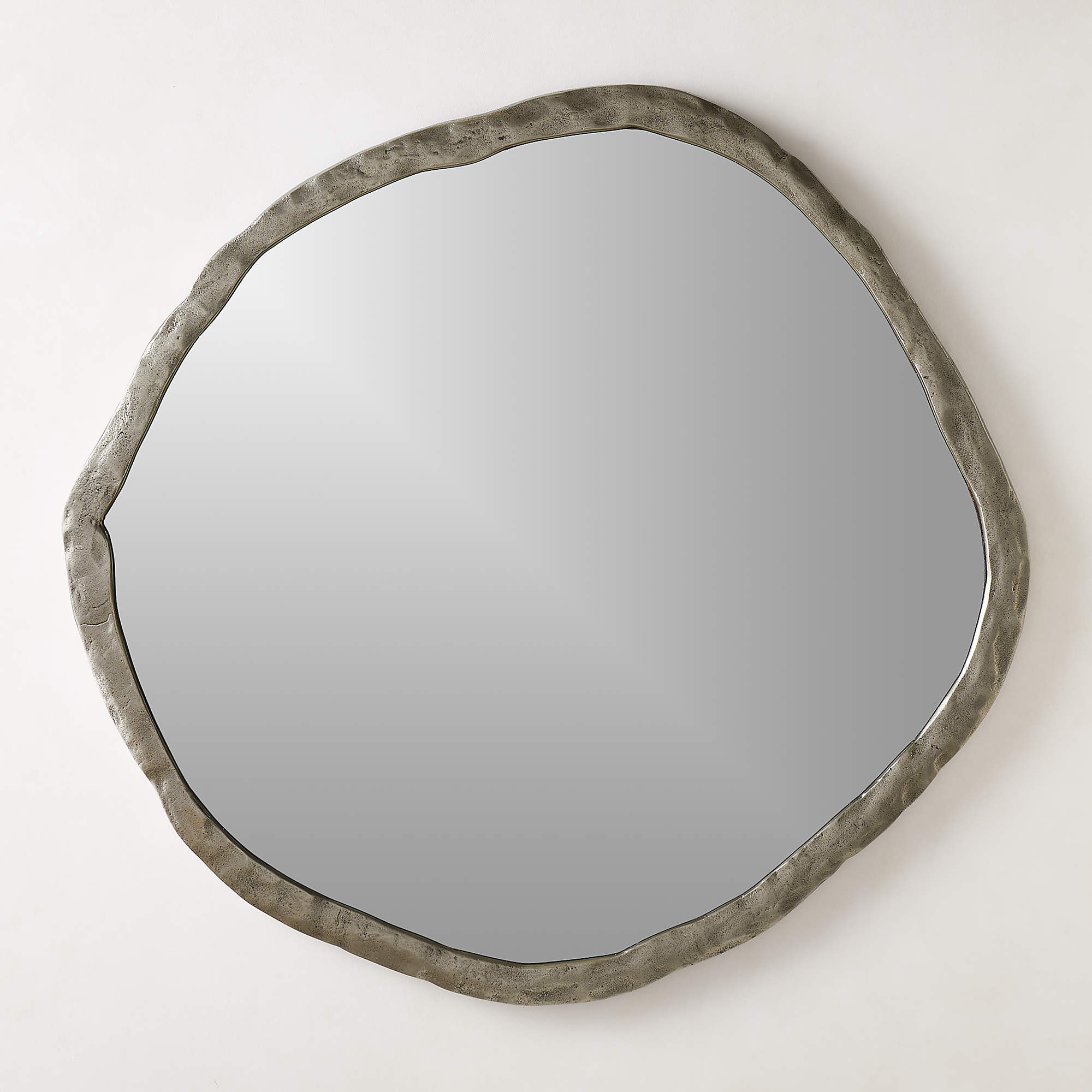 Abel Brass Round Wall Mirror 48" + Reviews | CB2 | CB2