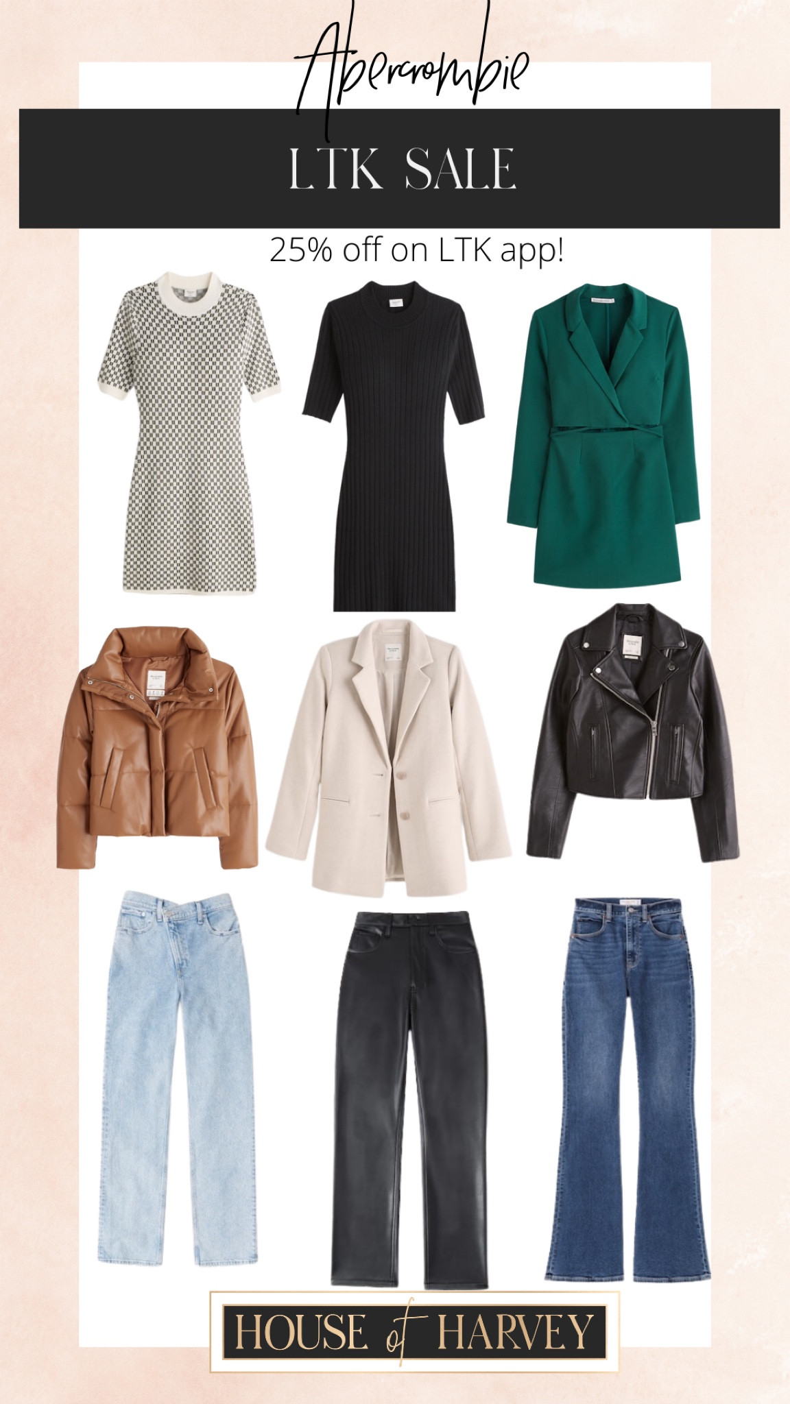 Abercrombie 
LTK sale! 
25% off when using LTK app 

#LTKstyletip #LTKsalealert #LTKSale