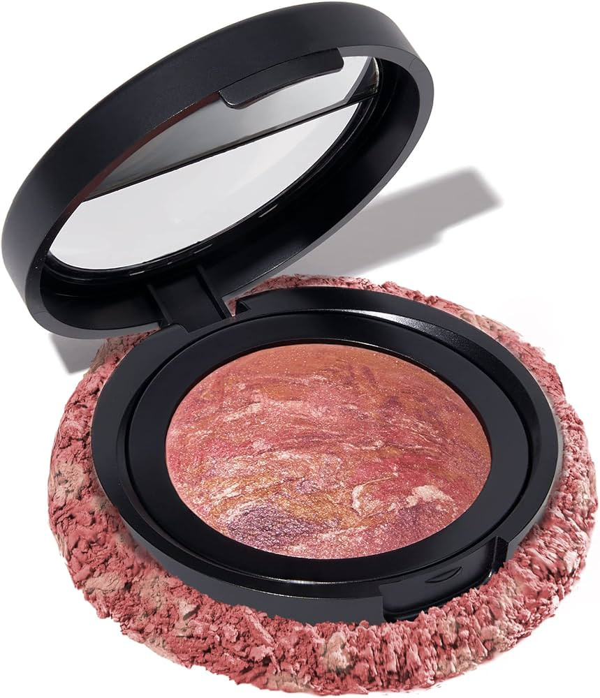 LAURA GELLER NEW YORK Baked Blush-n-Brighten Marbleized Blush- Apricot Berry Creamy Lightweight S... | Amazon (US)
