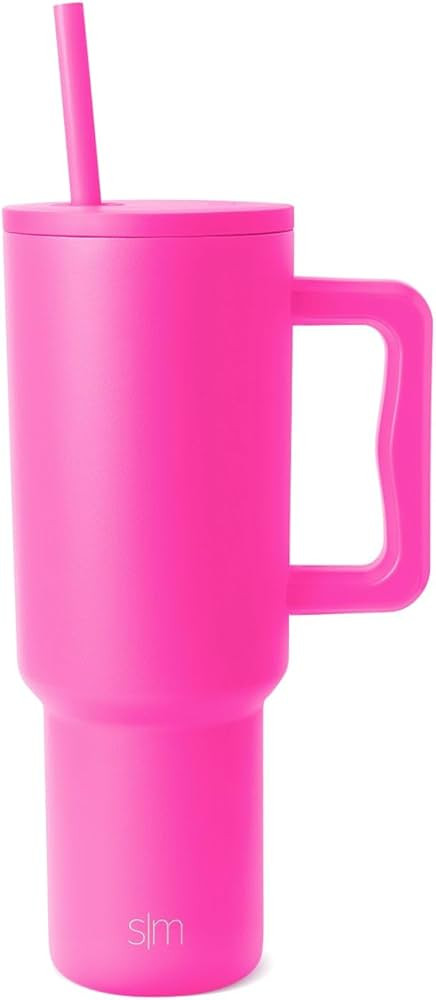 Simple Modern 40 oz Trek Tumbler with Handle and Straw Lid | Cup Holder Friendly Insulated Stainl... | Amazon (US)