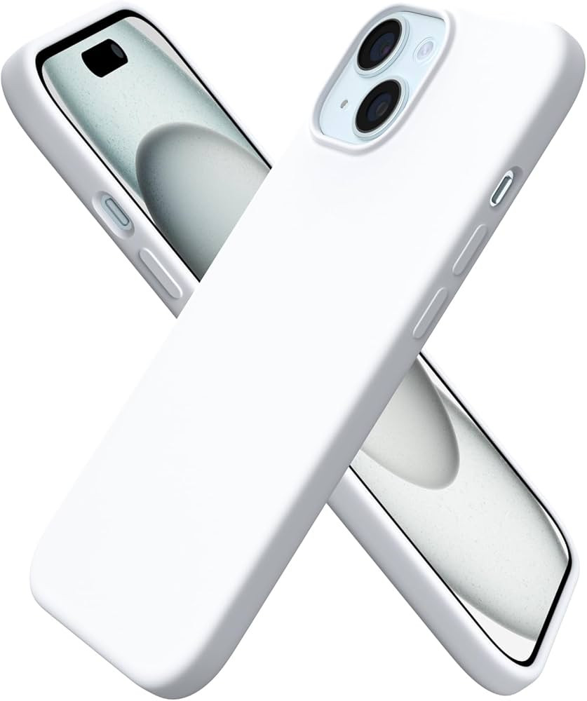 ORNARTO Compatible with iPhone 15 Case 6.1, Slim Liquid Silicone 3 Layers Full Covered Soft Gel R... | Amazon (US)