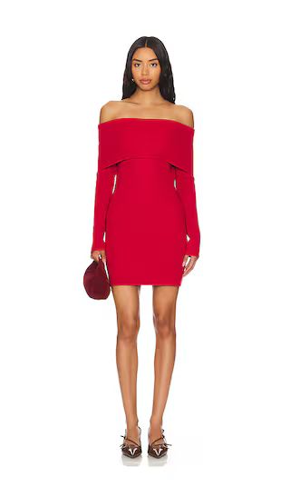 Marie Knit Mini in Red Mini Dress | Red Dress Outfit | Red Cocktail Dress | Revolve Clothing (Global)