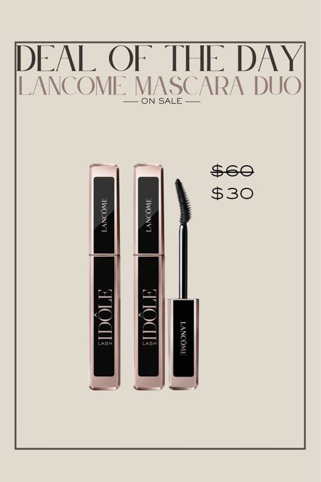Deal of the day - Lancome mascara duo! 

Lancome, mascara, Lancome mascara duo, on sale, Lancome beauty 

#LTKbeauty #LTKsalealert #LTKfindsunder50