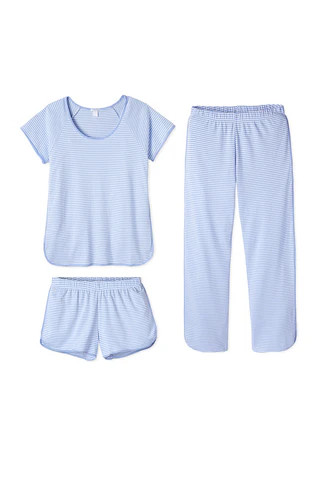 Pima Bundle in Hydrangea | LAKE Pajamas