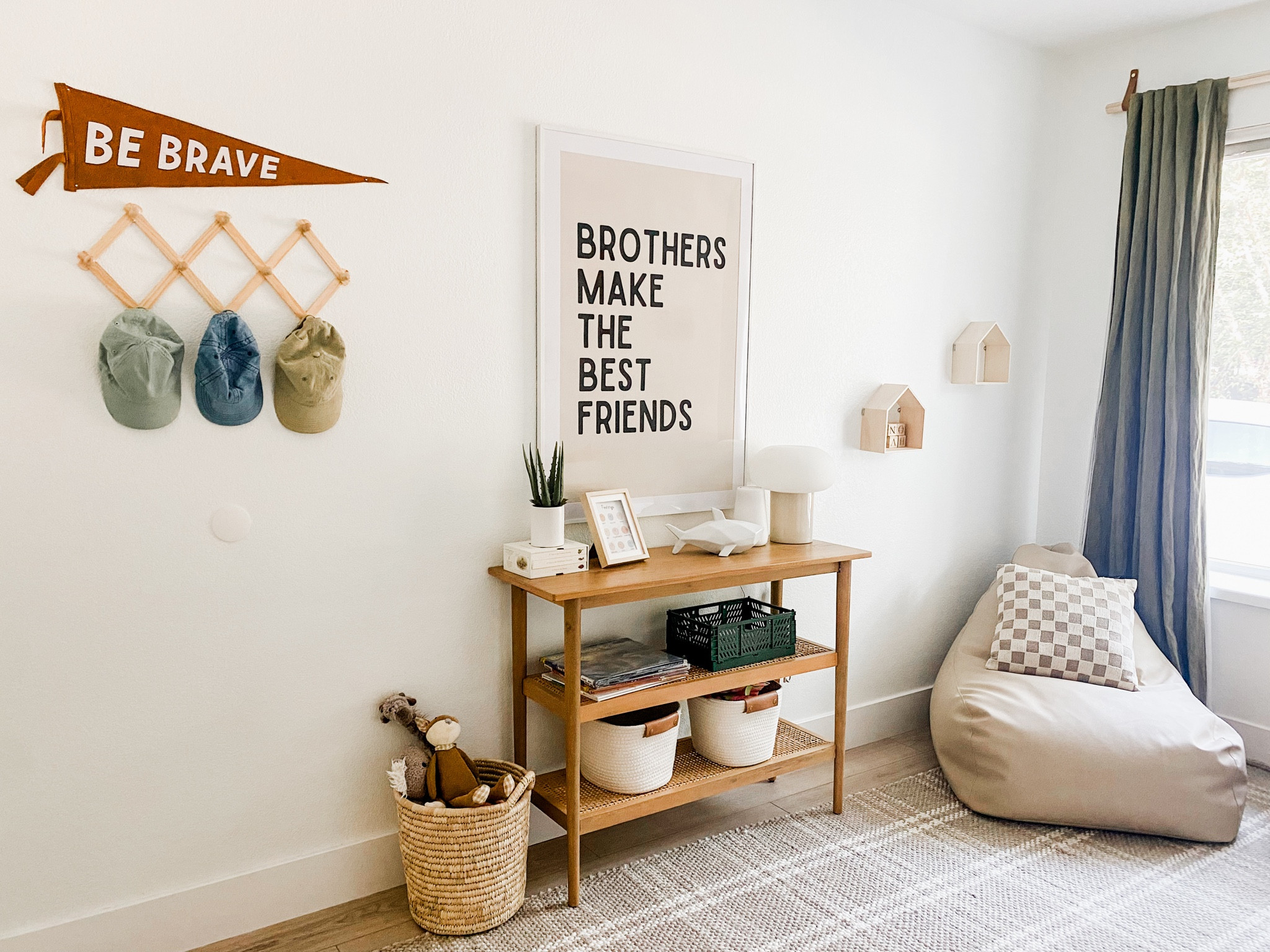 It’s a boys world and the brothers room is complete with organization, style, and fun!

#LTKhome #LTKbaby #LTKkids