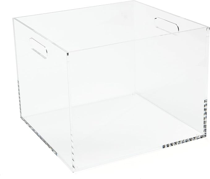 RUSSELL+HAZEL Acrylic File Box, Acrylic File Folder Organizer, Letter Size Hanging File Organizer... | Amazon (US)