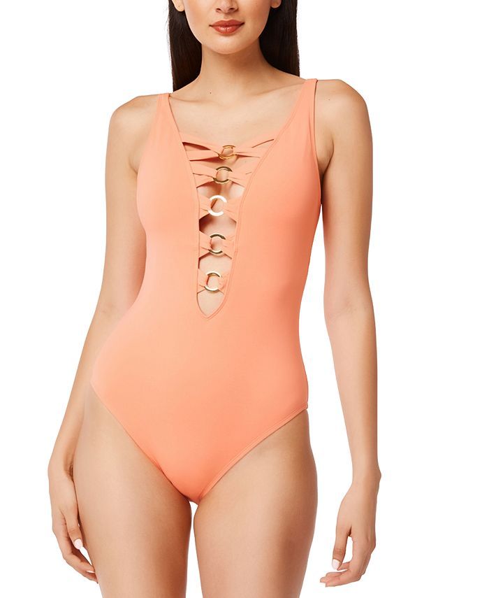 Bleu by Rod Beattie Bleu Rod Beattie Plunging Ring One-Piece Swimsuit & Reviews - Swimsuits & Cov... | Macys (US)